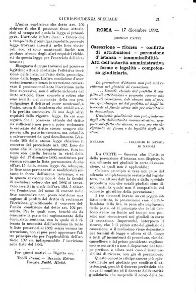 Annali della giurisprudenza italiana raccolta generale delle decisioni delle Corti di cassazione e d'appello in materia civile, criminale, commerciale, di diritto pubblico e amministrativo, e di procedura civile e penale