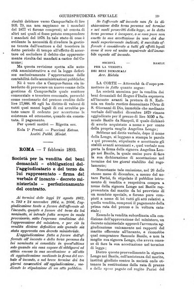 Annali della giurisprudenza italiana raccolta generale delle decisioni delle Corti di cassazione e d'appello in materia civile, criminale, commerciale, di diritto pubblico e amministrativo, e di procedura civile e penale