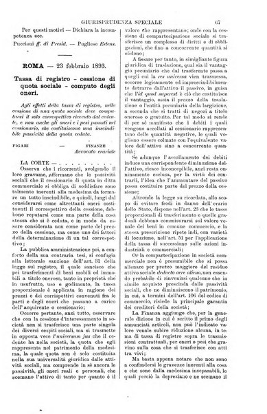 Annali della giurisprudenza italiana raccolta generale delle decisioni delle Corti di cassazione e d'appello in materia civile, criminale, commerciale, di diritto pubblico e amministrativo, e di procedura civile e penale