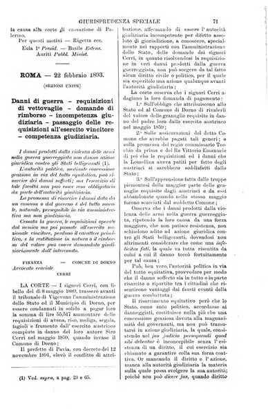 Annali della giurisprudenza italiana raccolta generale delle decisioni delle Corti di cassazione e d'appello in materia civile, criminale, commerciale, di diritto pubblico e amministrativo, e di procedura civile e penale