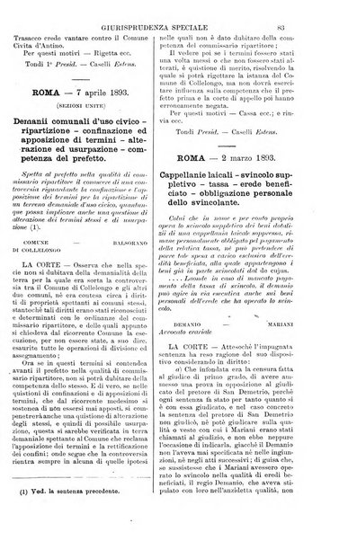 Annali della giurisprudenza italiana raccolta generale delle decisioni delle Corti di cassazione e d'appello in materia civile, criminale, commerciale, di diritto pubblico e amministrativo, e di procedura civile e penale