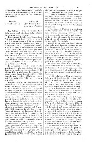 Annali della giurisprudenza italiana raccolta generale delle decisioni delle Corti di cassazione e d'appello in materia civile, criminale, commerciale, di diritto pubblico e amministrativo, e di procedura civile e penale