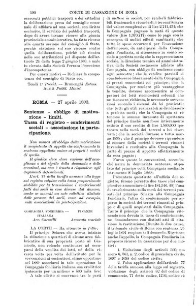 Annali della giurisprudenza italiana raccolta generale delle decisioni delle Corti di cassazione e d'appello in materia civile, criminale, commerciale, di diritto pubblico e amministrativo, e di procedura civile e penale