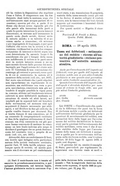 Annali della giurisprudenza italiana raccolta generale delle decisioni delle Corti di cassazione e d'appello in materia civile, criminale, commerciale, di diritto pubblico e amministrativo, e di procedura civile e penale