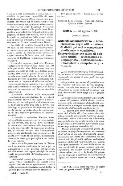 Annali della giurisprudenza italiana raccolta generale delle decisioni delle Corti di cassazione e d'appello in materia civile, criminale, commerciale, di diritto pubblico e amministrativo, e di procedura civile e penale