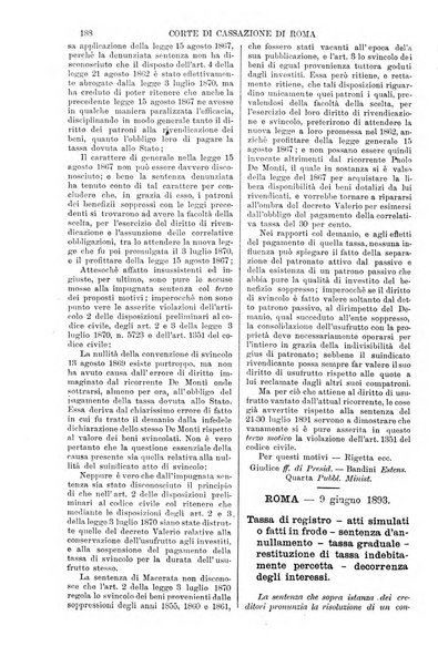 Annali della giurisprudenza italiana raccolta generale delle decisioni delle Corti di cassazione e d'appello in materia civile, criminale, commerciale, di diritto pubblico e amministrativo, e di procedura civile e penale