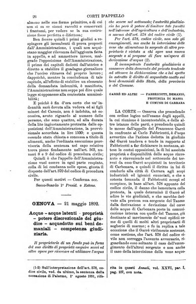 Annali della giurisprudenza italiana raccolta generale delle decisioni delle Corti di cassazione e d'appello in materia civile, criminale, commerciale, di diritto pubblico e amministrativo, e di procedura civile e penale