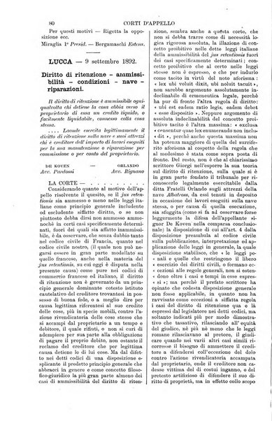 Annali della giurisprudenza italiana raccolta generale delle decisioni delle Corti di cassazione e d'appello in materia civile, criminale, commerciale, di diritto pubblico e amministrativo, e di procedura civile e penale