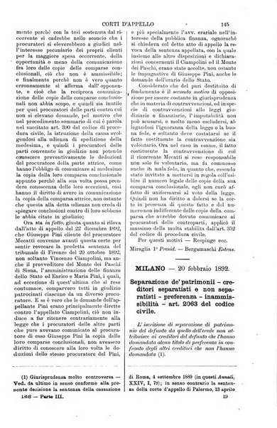 Annali della giurisprudenza italiana raccolta generale delle decisioni delle Corti di cassazione e d'appello in materia civile, criminale, commerciale, di diritto pubblico e amministrativo, e di procedura civile e penale