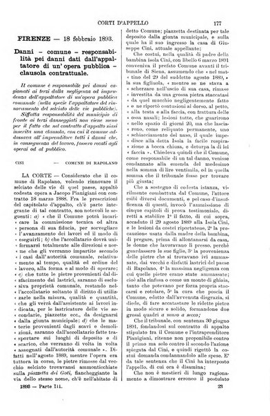 Annali della giurisprudenza italiana raccolta generale delle decisioni delle Corti di cassazione e d'appello in materia civile, criminale, commerciale, di diritto pubblico e amministrativo, e di procedura civile e penale