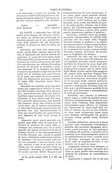 Annali della giurisprudenza italiana raccolta generale delle decisioni delle Corti di cassazione e d'appello in materia civile, criminale, commerciale, di diritto pubblico e amministrativo, e di procedura civile e penale