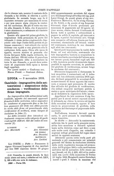 Annali della giurisprudenza italiana raccolta generale delle decisioni delle Corti di cassazione e d'appello in materia civile, criminale, commerciale, di diritto pubblico e amministrativo, e di procedura civile e penale