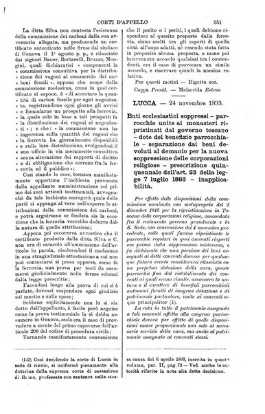 Annali della giurisprudenza italiana raccolta generale delle decisioni delle Corti di cassazione e d'appello in materia civile, criminale, commerciale, di diritto pubblico e amministrativo, e di procedura civile e penale