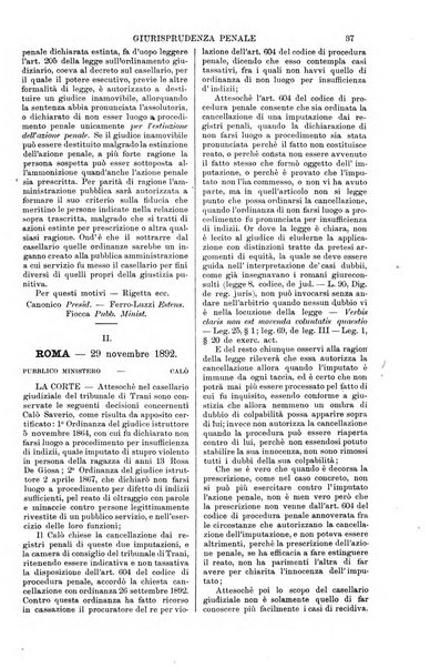 Annali della giurisprudenza italiana raccolta generale delle decisioni delle Corti di cassazione e d'appello in materia civile, criminale, commerciale, di diritto pubblico e amministrativo, e di procedura civile e penale