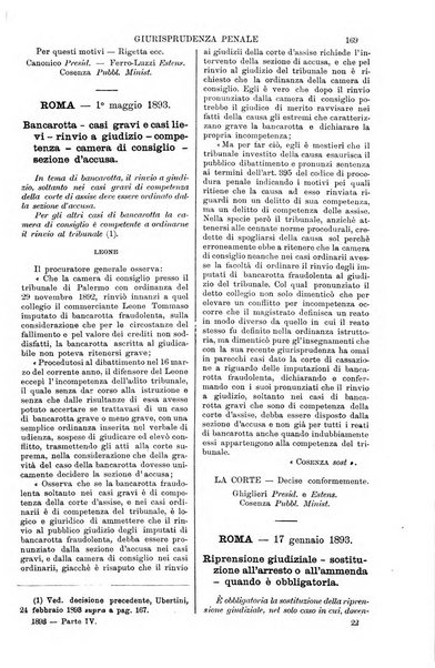 Annali della giurisprudenza italiana raccolta generale delle decisioni delle Corti di cassazione e d'appello in materia civile, criminale, commerciale, di diritto pubblico e amministrativo, e di procedura civile e penale