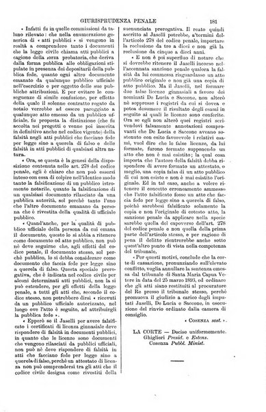 Annali della giurisprudenza italiana raccolta generale delle decisioni delle Corti di cassazione e d'appello in materia civile, criminale, commerciale, di diritto pubblico e amministrativo, e di procedura civile e penale