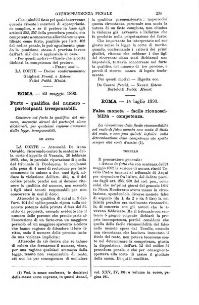 Annali della giurisprudenza italiana raccolta generale delle decisioni delle Corti di cassazione e d'appello in materia civile, criminale, commerciale, di diritto pubblico e amministrativo, e di procedura civile e penale