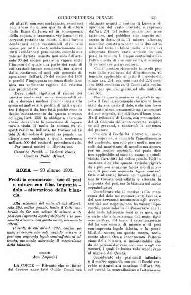 Annali della giurisprudenza italiana raccolta generale delle decisioni delle Corti di cassazione e d'appello in materia civile, criminale, commerciale, di diritto pubblico e amministrativo, e di procedura civile e penale