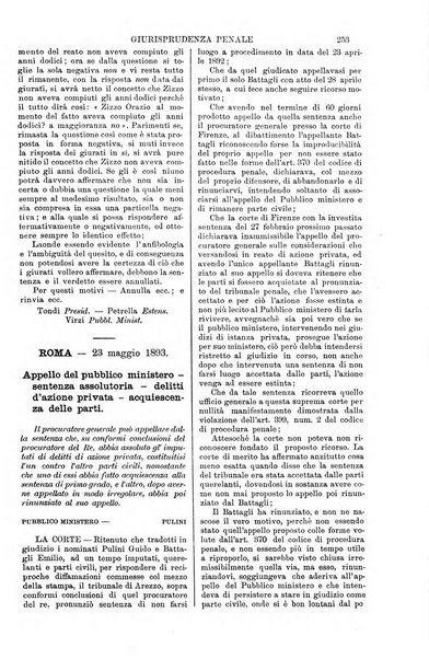 Annali della giurisprudenza italiana raccolta generale delle decisioni delle Corti di cassazione e d'appello in materia civile, criminale, commerciale, di diritto pubblico e amministrativo, e di procedura civile e penale