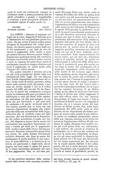 Annali della giurisprudenza italiana raccolta generale delle decisioni delle Corti di cassazione e d'appello in materia civile, criminale, commerciale, di diritto pubblico e amministrativo, e di procedura civile e penale