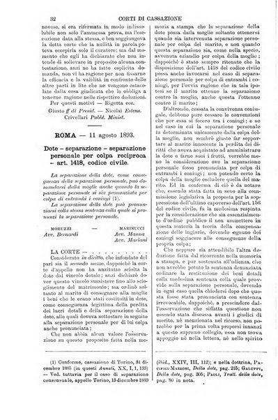 Annali della giurisprudenza italiana raccolta generale delle decisioni delle Corti di cassazione e d'appello in materia civile, criminale, commerciale, di diritto pubblico e amministrativo, e di procedura civile e penale