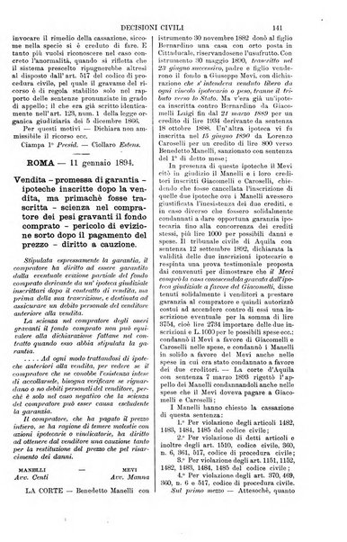 Annali della giurisprudenza italiana raccolta generale delle decisioni delle Corti di cassazione e d'appello in materia civile, criminale, commerciale, di diritto pubblico e amministrativo, e di procedura civile e penale