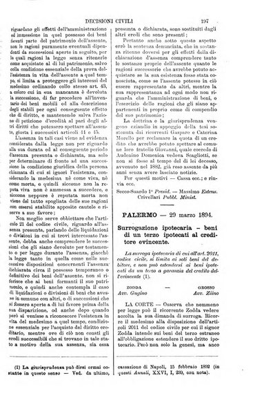 Annali della giurisprudenza italiana raccolta generale delle decisioni delle Corti di cassazione e d'appello in materia civile, criminale, commerciale, di diritto pubblico e amministrativo, e di procedura civile e penale