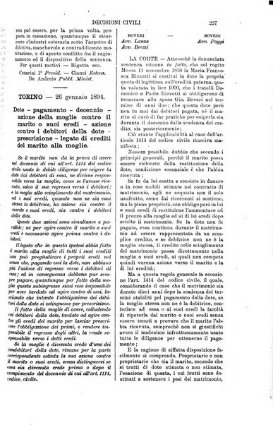 Annali della giurisprudenza italiana raccolta generale delle decisioni delle Corti di cassazione e d'appello in materia civile, criminale, commerciale, di diritto pubblico e amministrativo, e di procedura civile e penale