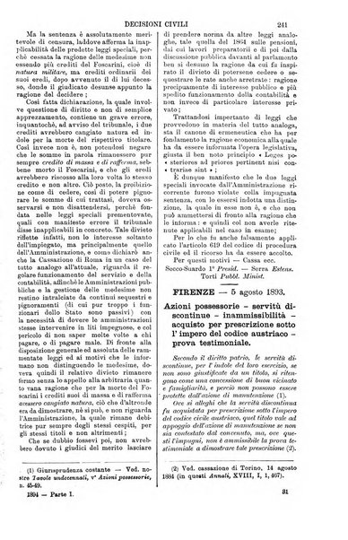 Annali della giurisprudenza italiana raccolta generale delle decisioni delle Corti di cassazione e d'appello in materia civile, criminale, commerciale, di diritto pubblico e amministrativo, e di procedura civile e penale