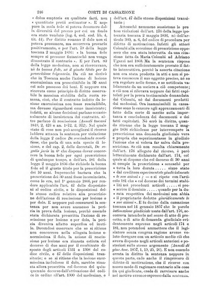 Annali della giurisprudenza italiana raccolta generale delle decisioni delle Corti di cassazione e d'appello in materia civile, criminale, commerciale, di diritto pubblico e amministrativo, e di procedura civile e penale