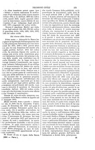 Annali della giurisprudenza italiana raccolta generale delle decisioni delle Corti di cassazione e d'appello in materia civile, criminale, commerciale, di diritto pubblico e amministrativo, e di procedura civile e penale