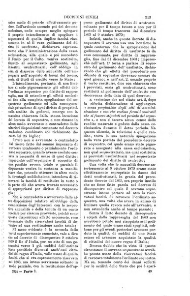 Annali della giurisprudenza italiana raccolta generale delle decisioni delle Corti di cassazione e d'appello in materia civile, criminale, commerciale, di diritto pubblico e amministrativo, e di procedura civile e penale