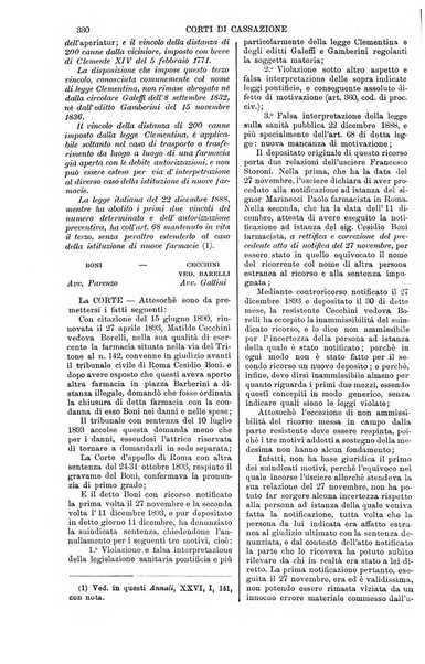 Annali della giurisprudenza italiana raccolta generale delle decisioni delle Corti di cassazione e d'appello in materia civile, criminale, commerciale, di diritto pubblico e amministrativo, e di procedura civile e penale