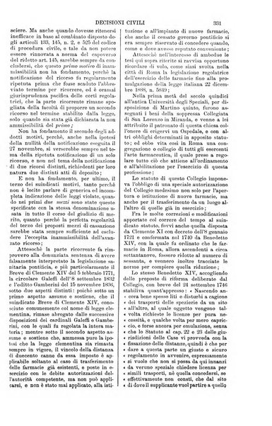 Annali della giurisprudenza italiana raccolta generale delle decisioni delle Corti di cassazione e d'appello in materia civile, criminale, commerciale, di diritto pubblico e amministrativo, e di procedura civile e penale