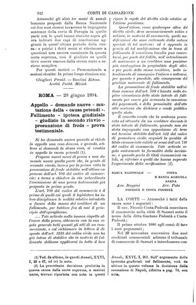 Annali della giurisprudenza italiana raccolta generale delle decisioni delle Corti di cassazione e d'appello in materia civile, criminale, commerciale, di diritto pubblico e amministrativo, e di procedura civile e penale