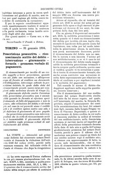 Annali della giurisprudenza italiana raccolta generale delle decisioni delle Corti di cassazione e d'appello in materia civile, criminale, commerciale, di diritto pubblico e amministrativo, e di procedura civile e penale