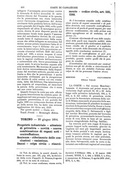 Annali della giurisprudenza italiana raccolta generale delle decisioni delle Corti di cassazione e d'appello in materia civile, criminale, commerciale, di diritto pubblico e amministrativo, e di procedura civile e penale