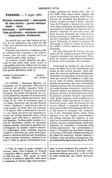 Annali della giurisprudenza italiana raccolta generale delle decisioni delle Corti di cassazione e d'appello in materia civile, criminale, commerciale, di diritto pubblico e amministrativo, e di procedura civile e penale