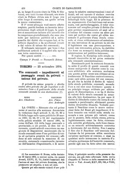 Annali della giurisprudenza italiana raccolta generale delle decisioni delle Corti di cassazione e d'appello in materia civile, criminale, commerciale, di diritto pubblico e amministrativo, e di procedura civile e penale