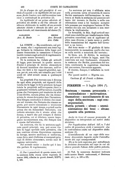 Annali della giurisprudenza italiana raccolta generale delle decisioni delle Corti di cassazione e d'appello in materia civile, criminale, commerciale, di diritto pubblico e amministrativo, e di procedura civile e penale