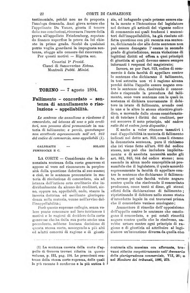 Annali della giurisprudenza italiana raccolta generale delle decisioni delle Corti di cassazione e d'appello in materia civile, criminale, commerciale, di diritto pubblico e amministrativo, e di procedura civile e penale