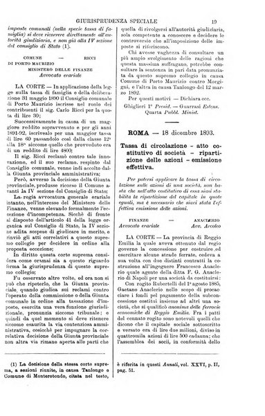 Annali della giurisprudenza italiana raccolta generale delle decisioni delle Corti di cassazione e d'appello in materia civile, criminale, commerciale, di diritto pubblico e amministrativo, e di procedura civile e penale