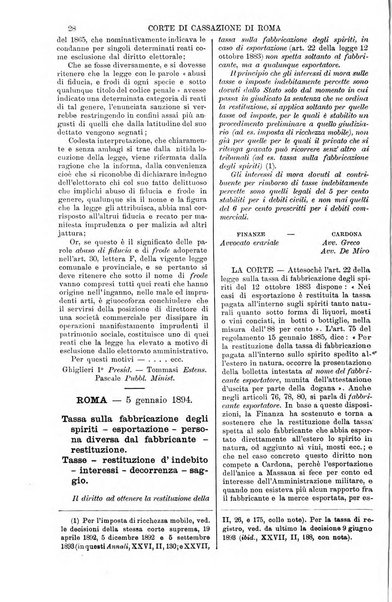 Annali della giurisprudenza italiana raccolta generale delle decisioni delle Corti di cassazione e d'appello in materia civile, criminale, commerciale, di diritto pubblico e amministrativo, e di procedura civile e penale