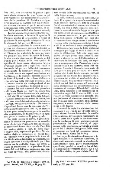 Annali della giurisprudenza italiana raccolta generale delle decisioni delle Corti di cassazione e d'appello in materia civile, criminale, commerciale, di diritto pubblico e amministrativo, e di procedura civile e penale