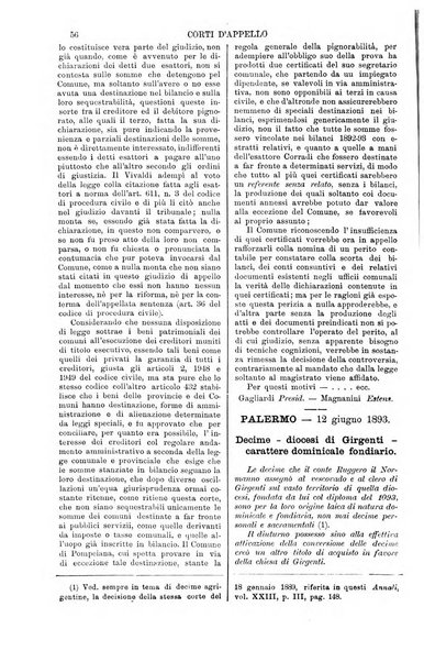 Annali della giurisprudenza italiana raccolta generale delle decisioni delle Corti di cassazione e d'appello in materia civile, criminale, commerciale, di diritto pubblico e amministrativo, e di procedura civile e penale