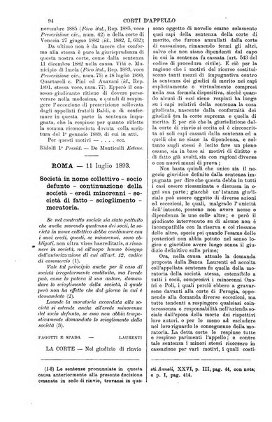 Annali della giurisprudenza italiana raccolta generale delle decisioni delle Corti di cassazione e d'appello in materia civile, criminale, commerciale, di diritto pubblico e amministrativo, e di procedura civile e penale