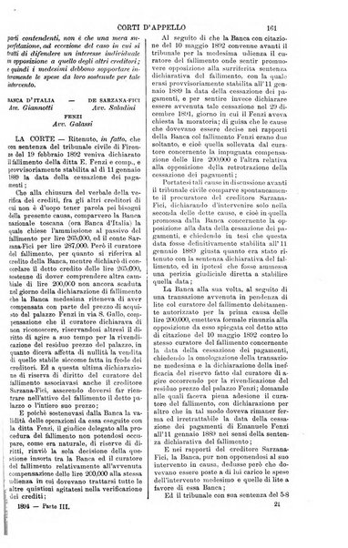 Annali della giurisprudenza italiana raccolta generale delle decisioni delle Corti di cassazione e d'appello in materia civile, criminale, commerciale, di diritto pubblico e amministrativo, e di procedura civile e penale