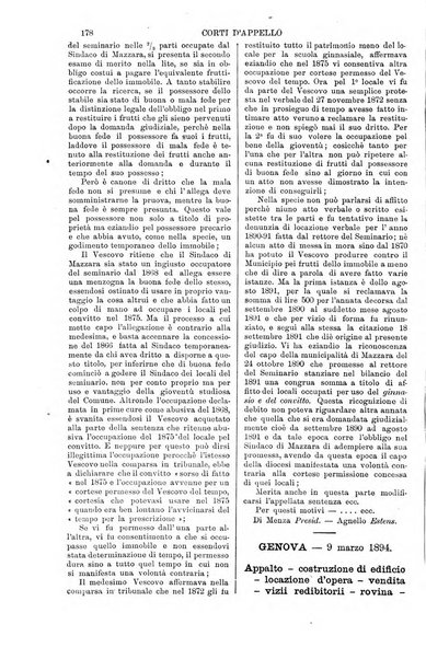 Annali della giurisprudenza italiana raccolta generale delle decisioni delle Corti di cassazione e d'appello in materia civile, criminale, commerciale, di diritto pubblico e amministrativo, e di procedura civile e penale