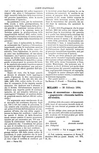 Annali della giurisprudenza italiana raccolta generale delle decisioni delle Corti di cassazione e d'appello in materia civile, criminale, commerciale, di diritto pubblico e amministrativo, e di procedura civile e penale