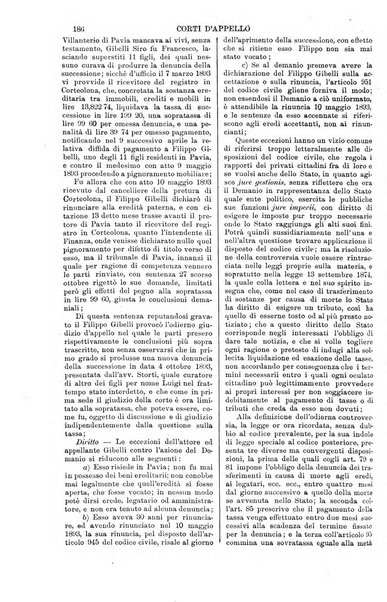 Annali della giurisprudenza italiana raccolta generale delle decisioni delle Corti di cassazione e d'appello in materia civile, criminale, commerciale, di diritto pubblico e amministrativo, e di procedura civile e penale